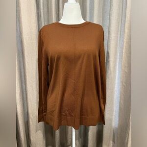 BANANA REPUBLIC crewneck relaxed sweater (burnt orange)